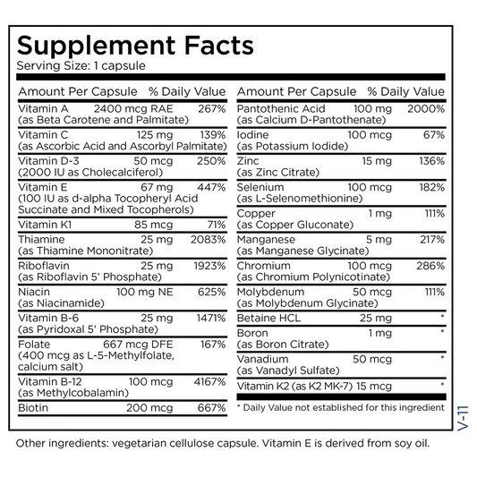 The Big One® Plus without Iron 90 Capsules