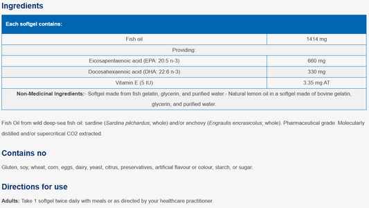 Trident SAP 66:33 120 Softgels