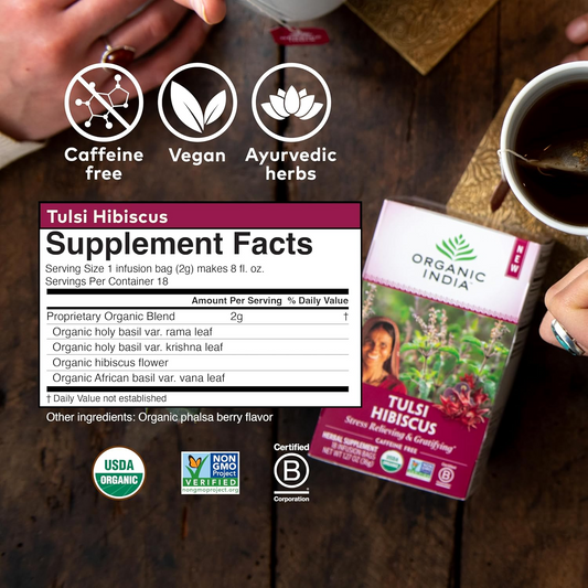 Tulsi Hibiscus 18 Bags