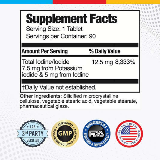 Brain Basics Ultra Iodine Complex 90 Tablets
