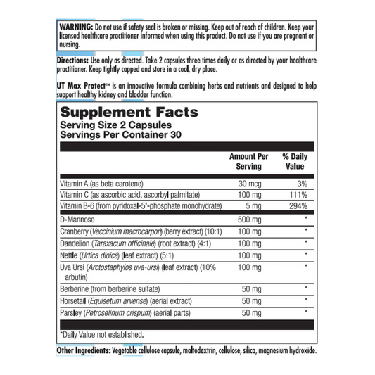 UT Max Protect 60 Capsules