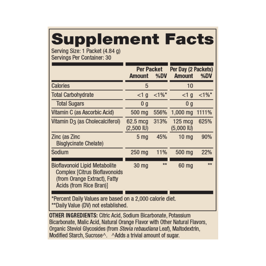 Vitamin C-PAK® Orange Flavor 30 Servings