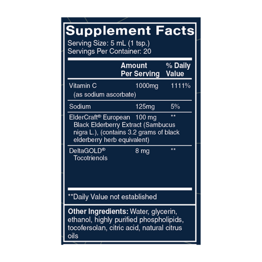 Vitamin C + Elderberry 3.38 fl oz