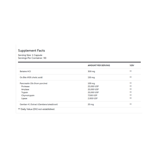 XymoZyme® HCL 90 Capsules