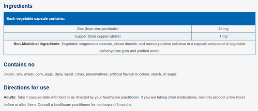 Zinc SAP 60 Softgels