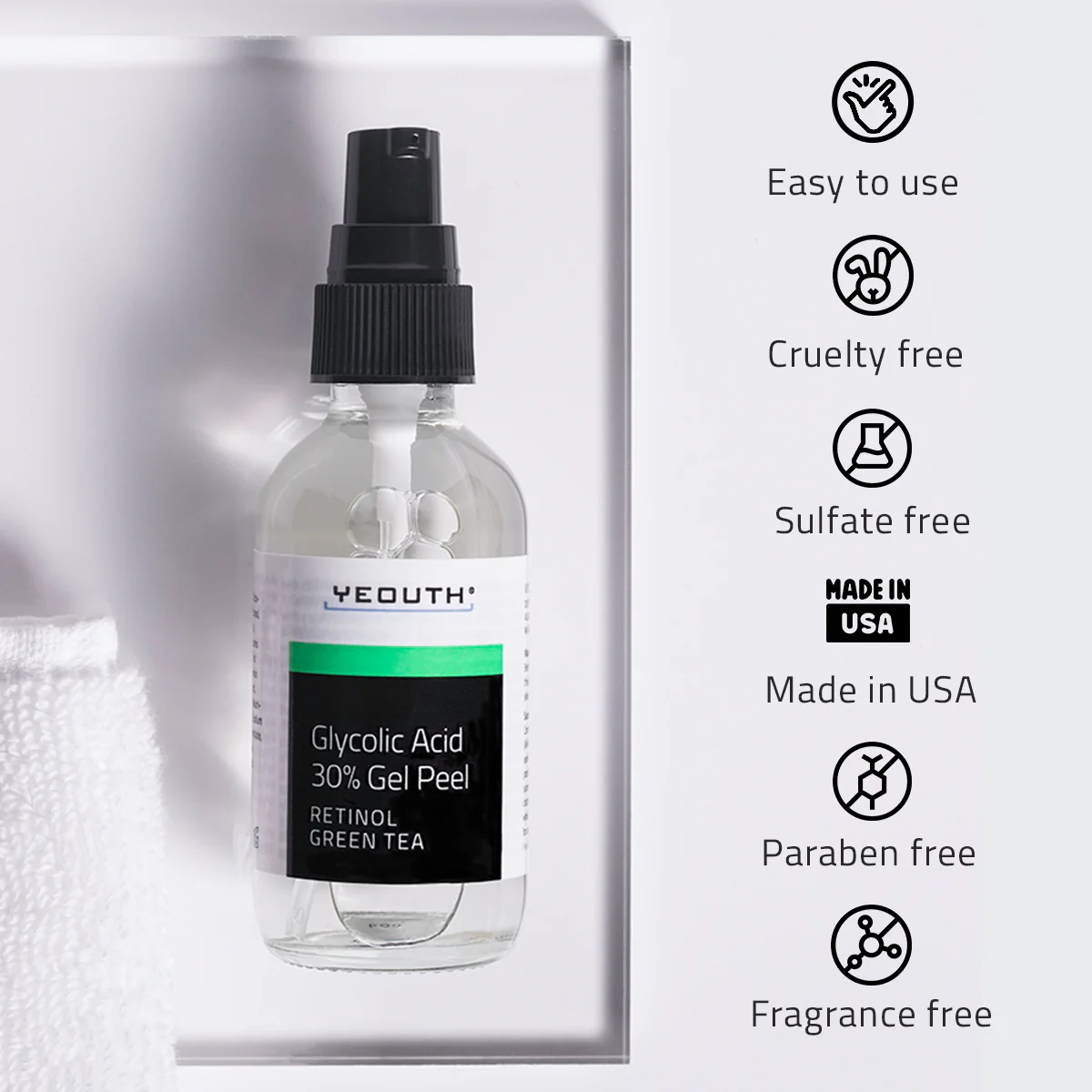 Glycolic Acid 30% Gel Peel 1 oz