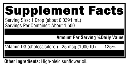 D3 Liquid 2.03 fl oz
