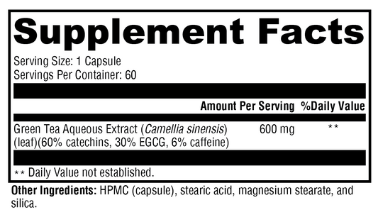 Green Tea 600™ 60 Capsules