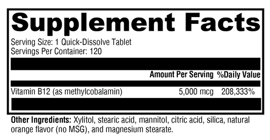 Methylcobalamin 120 Tablets