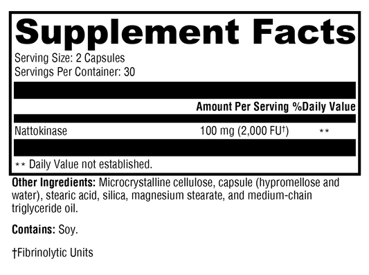 Nattokinase 60 Capsules