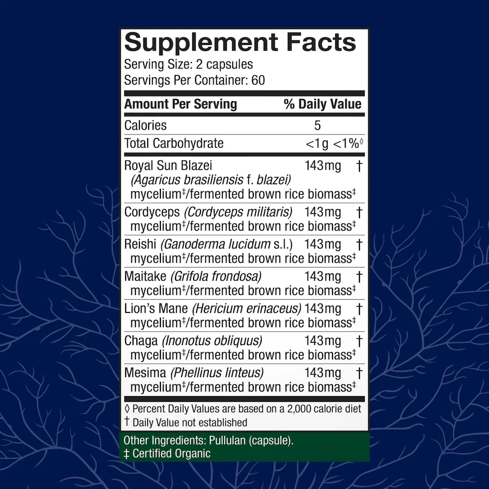 Stamets 7® 60 Capsules
