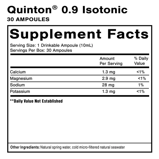 Quinton Isotonic 30 Servings