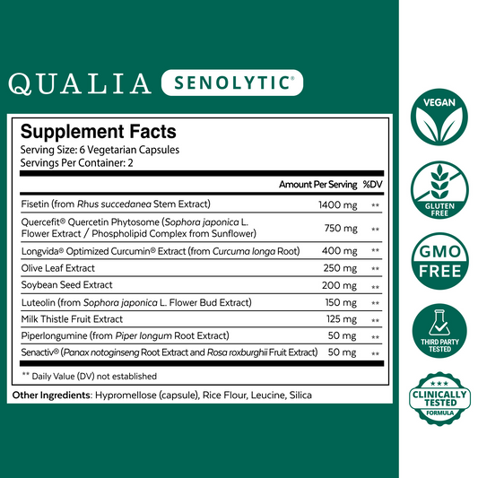 Qualia Senolytic 12 Capsules