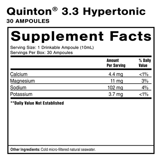 Quinton Hypertonic 30 Servings
