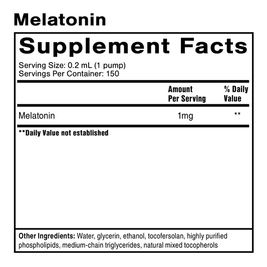 Nanoemulsified Melatonin 1 fl oz