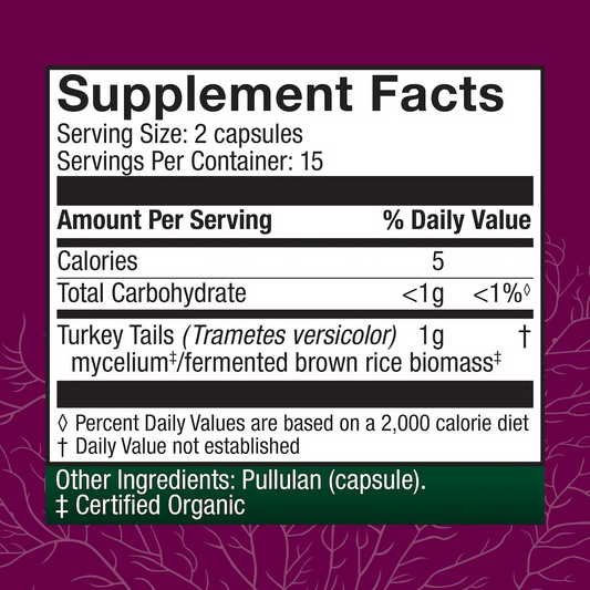 Turkey Tail 120 Capsules