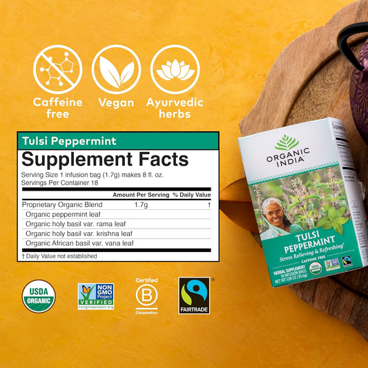 Tulsi Peppermint 18 Bags