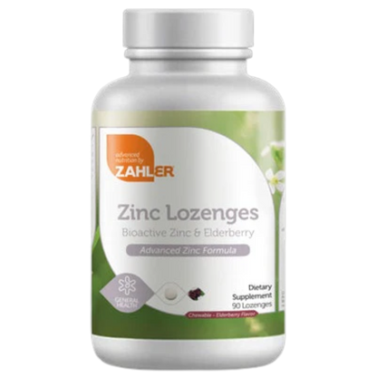 Zinc Lozenges Elderberry Flavor 90 Lozenges