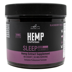 HEMP OneThirteen Sleep Sour Gummies Blackberry Vanilla 60 Gummies