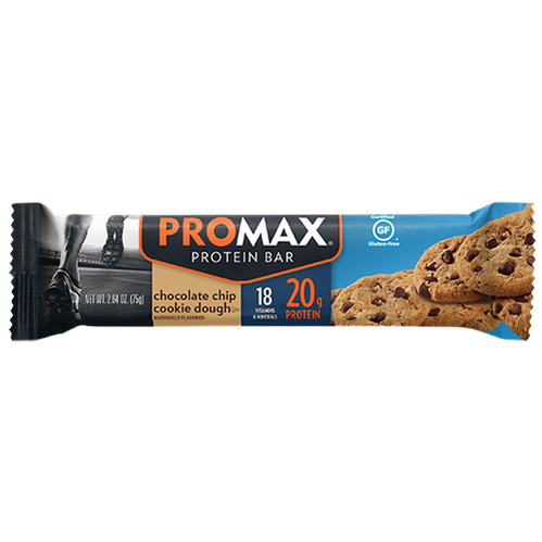 PROMAX Protein Bar Chocolate Chip Cookie Dough 12 Bars