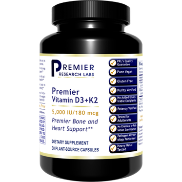 Premier Vitamin D3+K2 30 Capsules