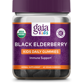 GaiaKids Black Elderberry Kids Daily Gummies 40 Gummies