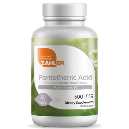 Pantothenic Acid 120 Capsules