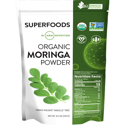Organic Moringa Leaf Powder 60 Servings