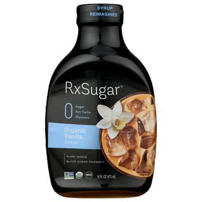 RxSugar® Organic Vanilla Syrup 16 fl oz