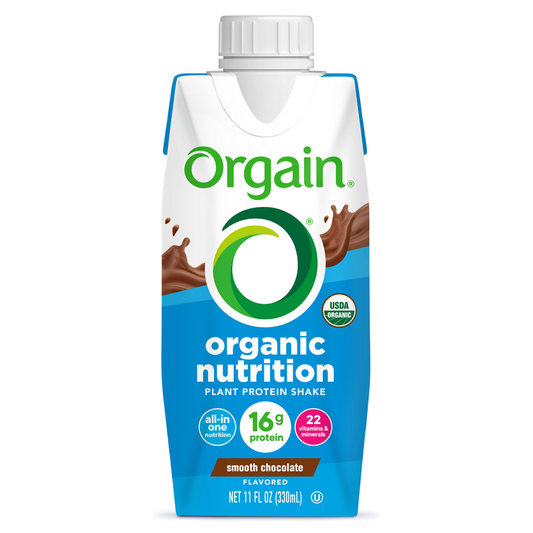 Vegan Organic Nutrition Shake Smooth Chocolate Single Serving Pack