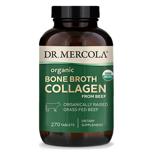 Organic Collagen from Grass Fed Beef Bone Broth 270 Tablets