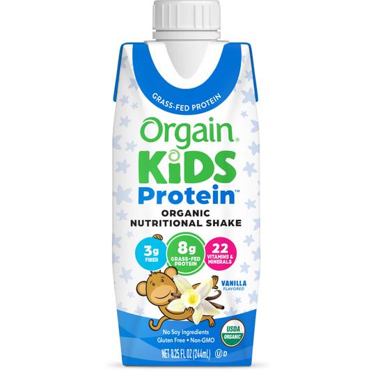 Kids Protein Organic Nutrition Shake Vanilla Single Serving Pack