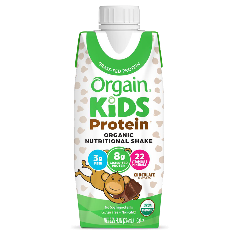 Kids Protein Organic Nutrition Shake Chocolate Single Serving Pack