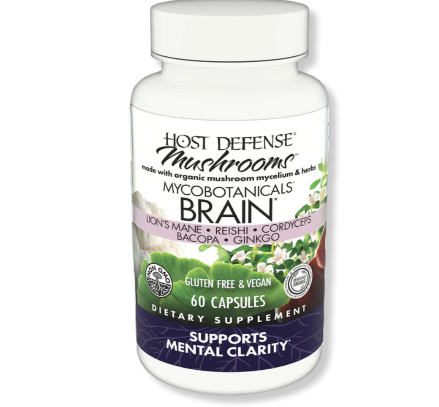 MycoBotanicals® Brain* 60 Capsules