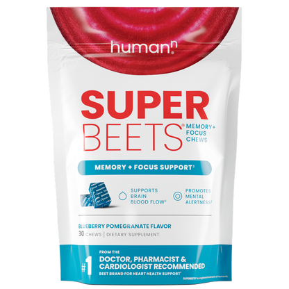 SuperBeets Memory + Focus 30 Chews
