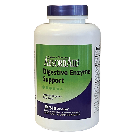 AbsorbAid Digestive Enzyme Support 240 Capsules