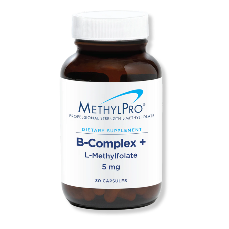B-Complex + 5 mg L-Methylfolate 30 Capsules