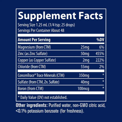 Ionic Zinc 50mg 2 fl oz