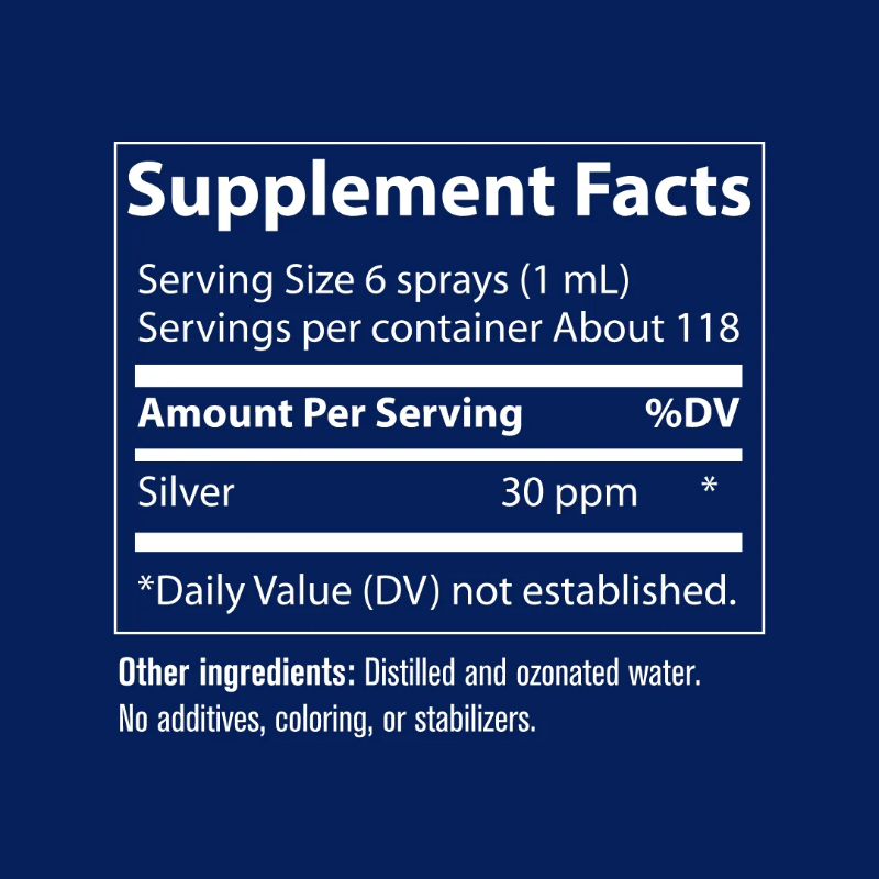 Colloidal Silver Spray 30ppm 4 fl oz