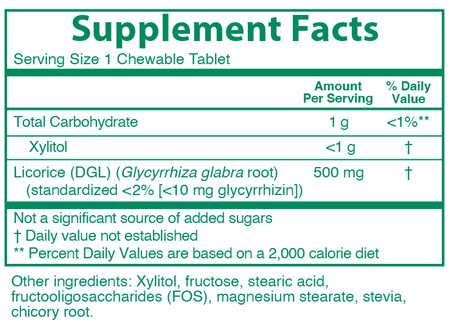 Chewable Licorice 90 Chewable Tablets