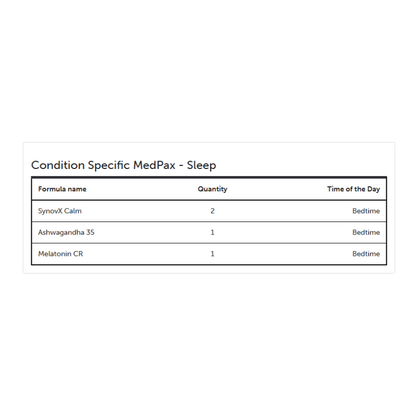 Condition Specific MedPax- Sleep