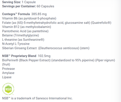 Contegra™  60 Capsules