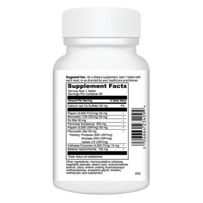 Digestive Enzymes  90 Tablets