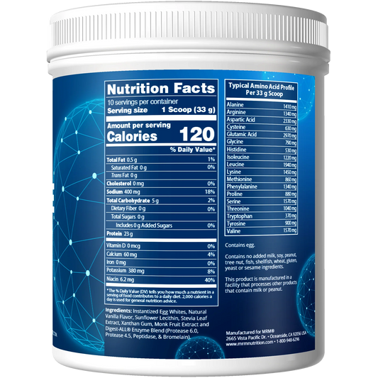 Egg White Protein Vanilla 10 Servings