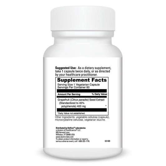 GRAPEFRUIT SEED EXTRACT 400 mg 60 Capsules