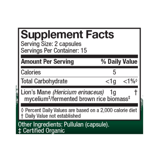 Lion's Mane 30 Capsules
