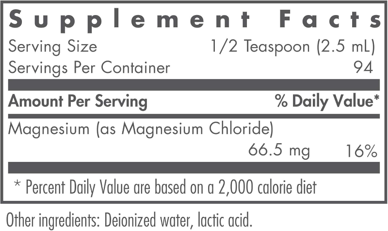 Magnesium Chloride Liquid 8 fl oz