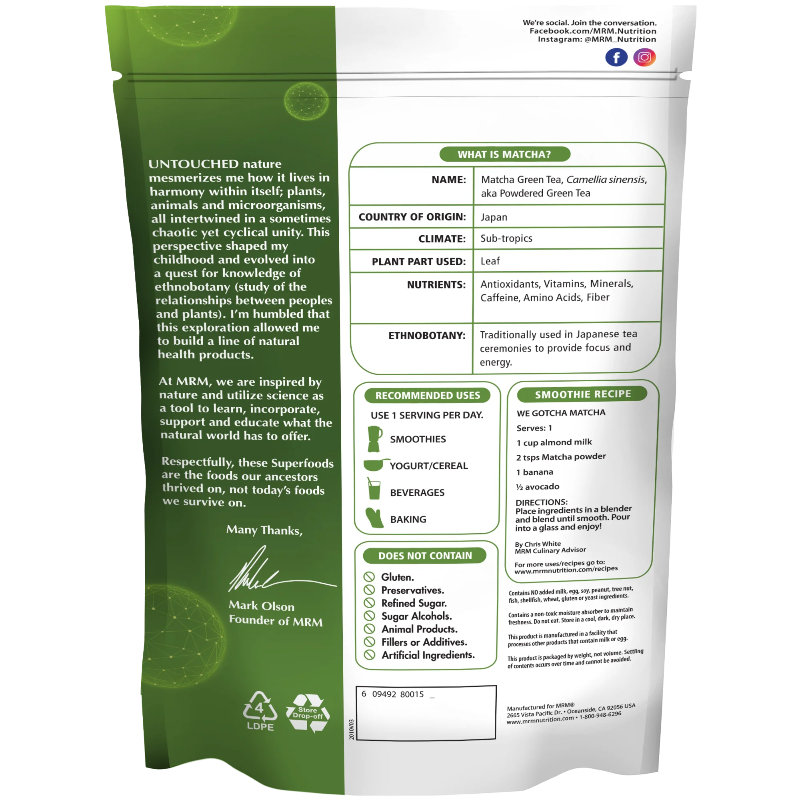 Matcha Green Tea Powder 42 Servings