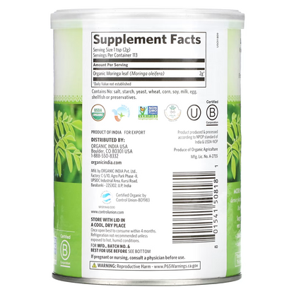 Moringa Powder 113 Serving