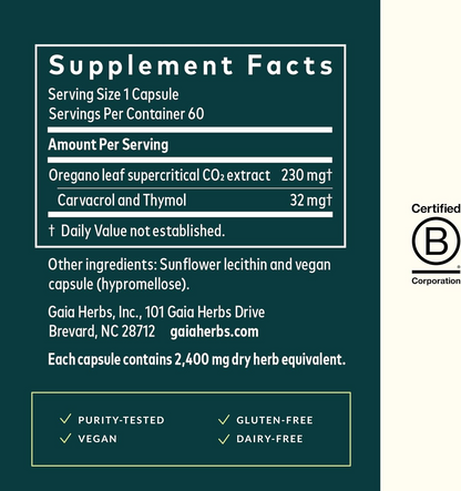 Oil of Oregano 60 Capsules